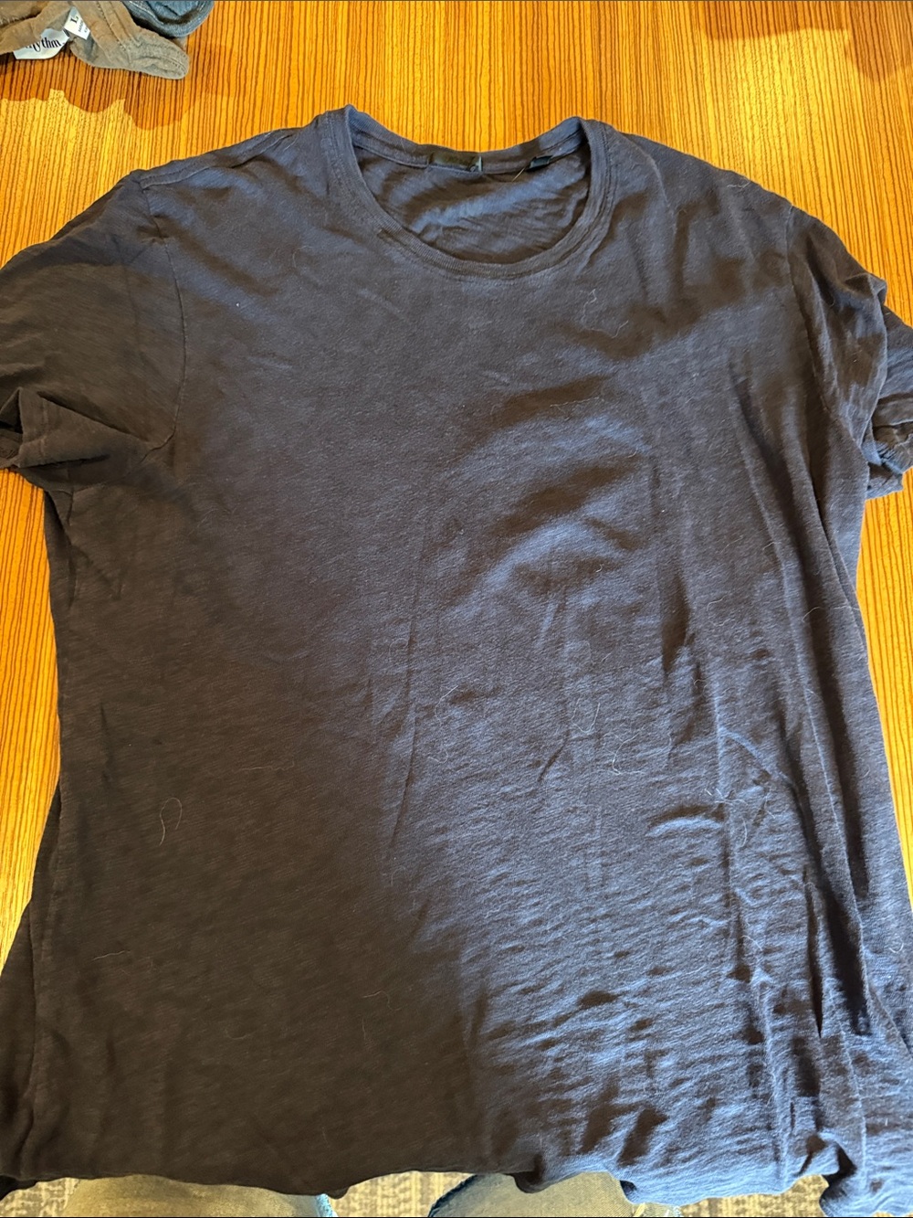 ATM Anthony Thomas Melillo Navy Short Sleeve Crewneck Tee